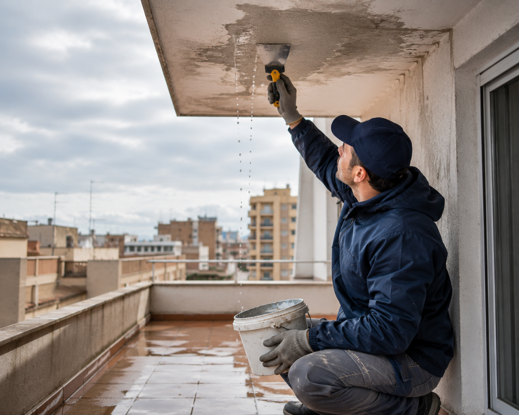 Servicios de reparación de goteras en Castellón